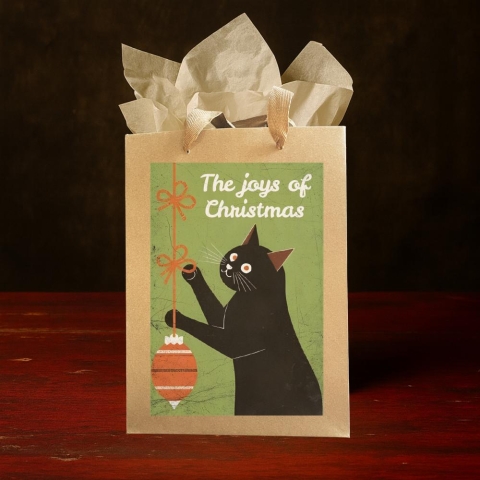 Cryptic Paper Co. Gift Bag: The Joys of Christmas cover image