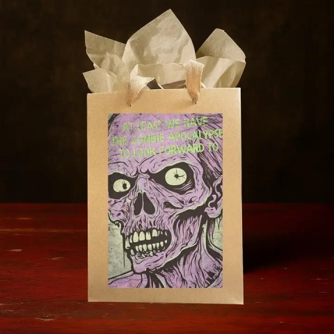 Cryptic Paper Co. Gift Bag: Zombie Apocalypse cover image