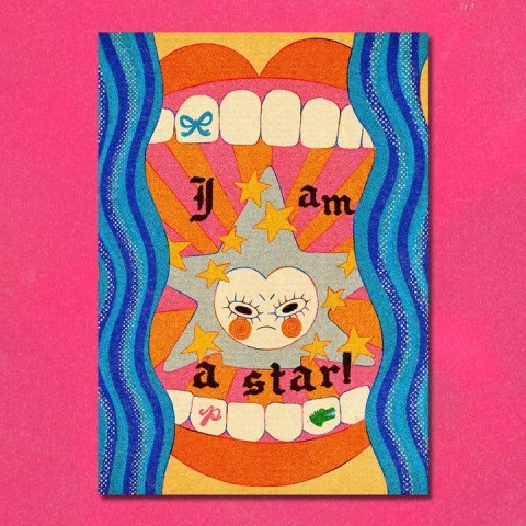 Soft Rat Studio Art Print 5x7: I am a Star! cover image