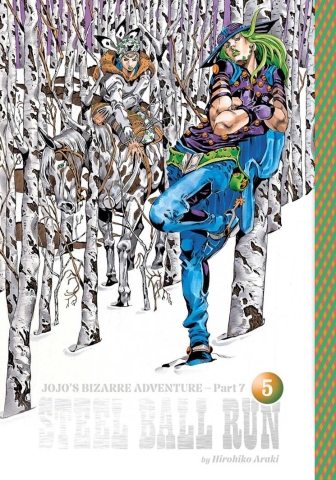 Jojo's Bizarre Adventure: Part 7--Steel Ball Run, Vol. 5 HC cover image