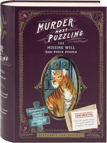 Murder Most Puzzling: The Missing Will Jigsaw Puzzle (500 pcs) cover image