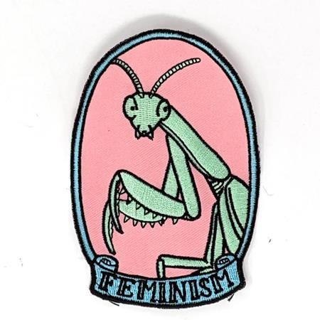 Silver Sprocket Embroidered Patch: Feminism cover image