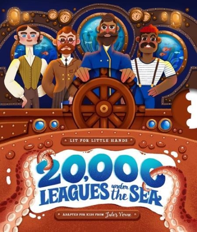 Lit for Little Hands: 20,000 Leagues Under the Sea (An Interactive Board Book) cover image