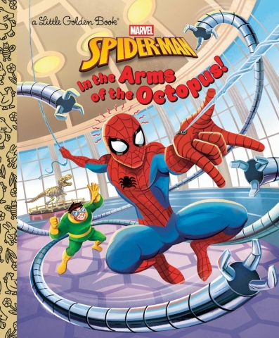Spider-Man: In the Arms of the Octopus! A Little Golden Book cover image