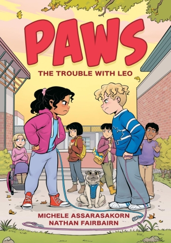 Paws: The Trouble with Leo: A Graphic Novel HC cover image