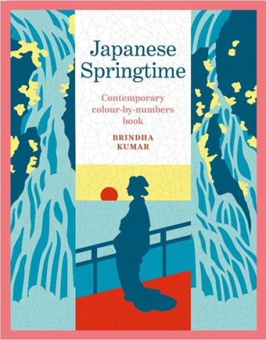 Japanese Springtime: Contemporary Colour-By-Numbers Book cover image