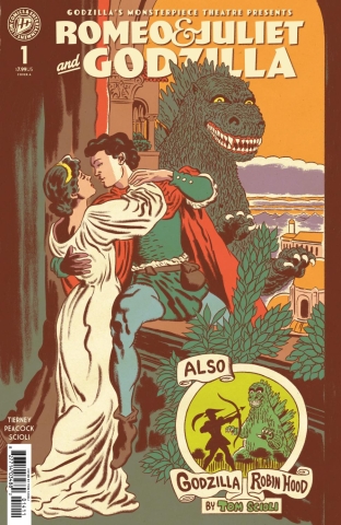 GODZILLAS MONSTERPIECE THEATRE PRESENTS #1 ROMEO AND JULIET AND GODZILLA CVR A TOM SCIOLI cover image