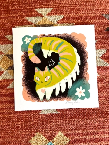 Bunny Dee Art Print 8x8: Cat-erpillar cover image