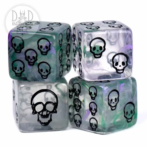 DND Dice: 4D6 Set (Resin) — Death's Decay cover image