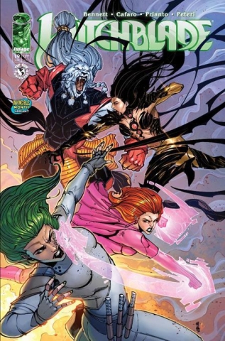 WITCHBLADE #19 CVR E GUISEPPE CAFARO AND ARIF PRIANTO INVINCIBLE TEAM UP cover image