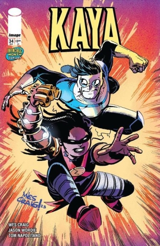 KAYA #34 CVR C INVINCIBLE TEAM UP VAR cover image