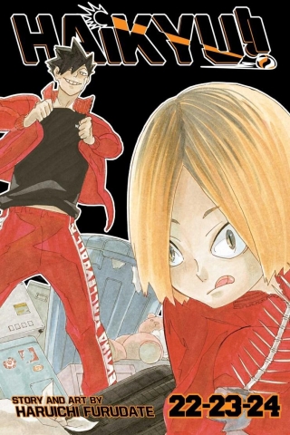 Haikyu!! (3-in-1 Edition), Vol. 8: Includes vols. 22, 23 & 24 cover image