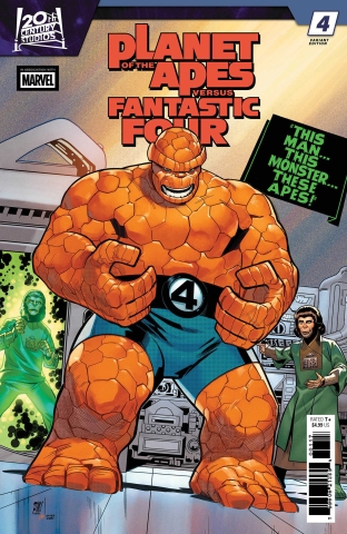 PLANET OF THE APES VS FANTASTIC FOUR #4 cover image