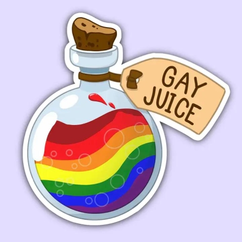 Noellita Bonita Sticker: Gay Juice cover image