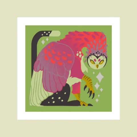 Odd Hare Goods Art Print 8x8: Gryphon cover image