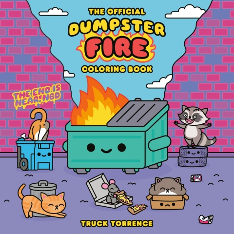 The Official Dumpster Fire Coloring Book cover image