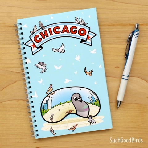 Such Good Birds Notebook: Chicago Bean cover image