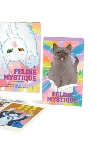 Feline Mystique: A Cat Lover's Deck and Guidebook cover image