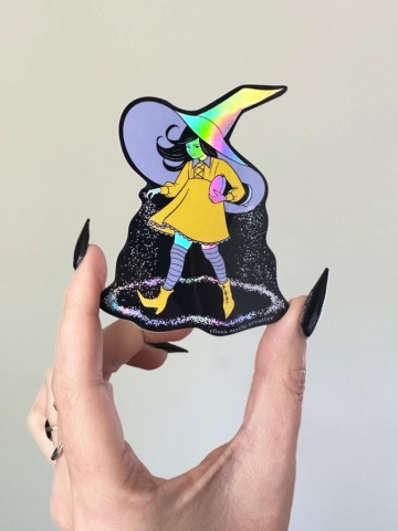 Elissa Marie Creative Sticker: Salty Witch (Holographic) cover image