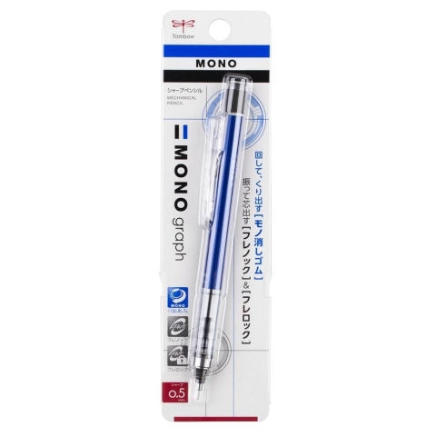 Tombow: MONO Graph Mechanical Pencil, Blue cover image