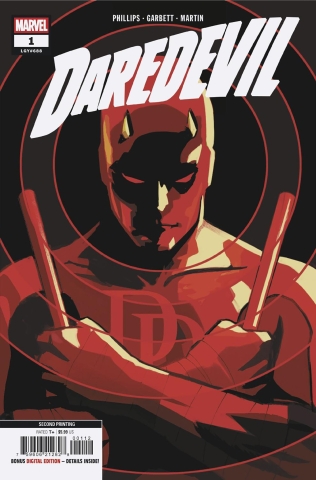 DAREDEVIL #1 2nd ptg cover image