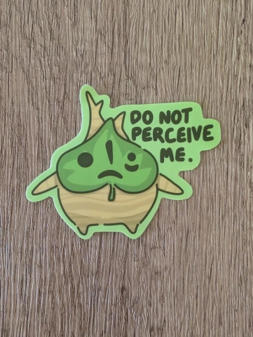 Sadsquatch Sticker: The Legend of Zelda — Korok: Do Not Perceive Me cover image