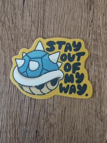 Sadsquatch Sticker: Super Mario Bros. — Stay Out of my Way cover image