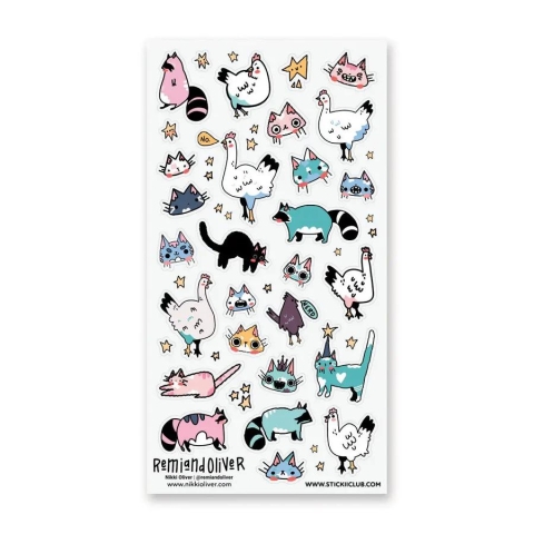 STICKII Sticker Sheet: Sassy Lil' Critters cover image