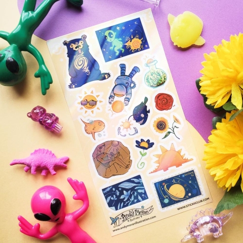 STICKII Sticker Sheet: Solar Squad cover image