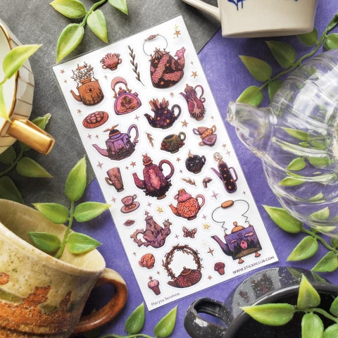 STICKII Sticker Sheet: Starbrewed Tea Party cover image