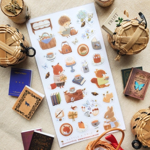 STICKII Sticker Sheet: Sweet Forest Gatherings cover image