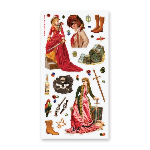 STICKII Sticker Sheet: Victorian Pirates cover image