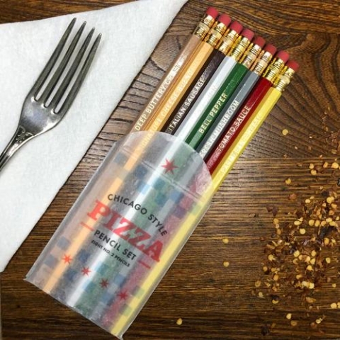 a. favorite design Pencil Set: Chicago Pizza cover image