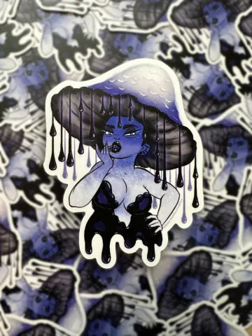 Elissa Marie Creative Sticker: Inky Cap Shroomie cover image