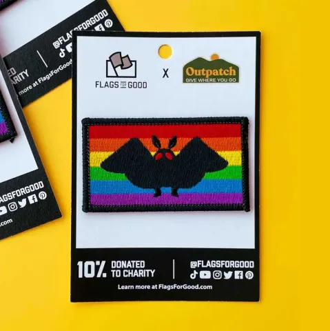 Flags For Good Patch: Mothman Pride Flag cover image