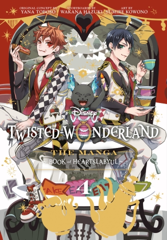 TWISTED-WONDERLAND BOOK OF HEARTSLABYUL THE MANGA VOL 4 cover image