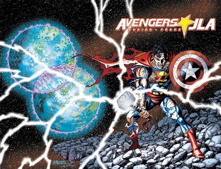 JLA AVENGERS FACSIMILE EDITION #4 GEORGE PEREZ CVR cover image