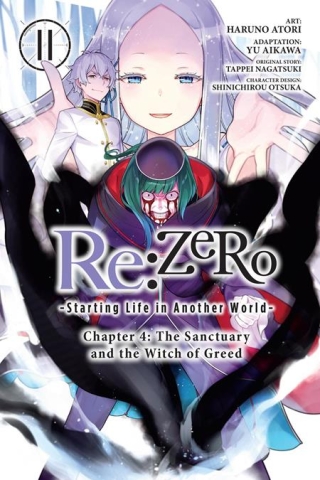 RE ZERO STARTING LIFE IN ANOTHER WORLD CHAPTER 4 THE SANCTUARY AND THE WITCH OF GREED TP VOL 11 cover image
