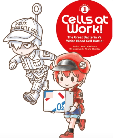 Cells at Work! Picture Book 1: The Great Bacteria Vs. White Blood Cell Battle! cover image