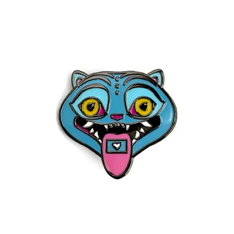 Yesterdays Enamel Pin: Kpop Demon Hunters — Derpy Cat cover image