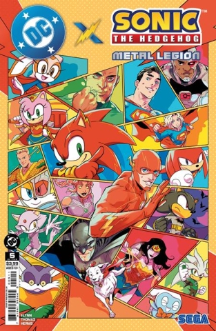 DC X SONIC THE HEDGEHOG METAL LEGION #5 (of 5) cover image