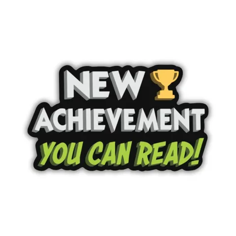 Kingdom of Threads Sticker: Dungeon Crawler Carl — New Achievement: You Can Read! cover image