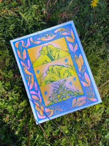Altargokart Risograph 8.5x11: Trellis cover image