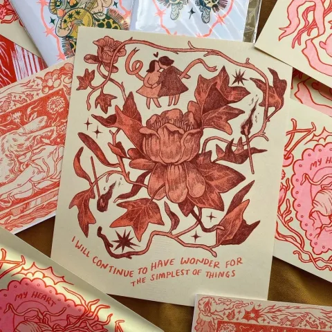 Altargokart Risograph 8.5x11: Tulip Poplar cover image