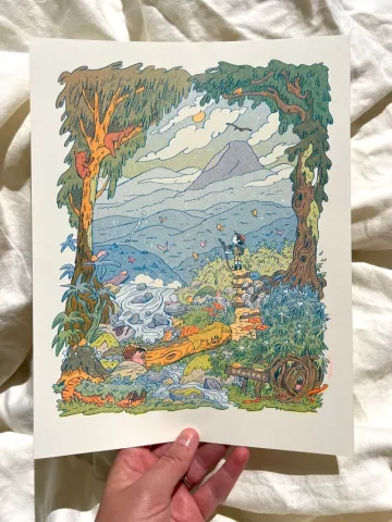 Natalie Andrewson Risograph 8.5x11: Mountain Dreams cover image