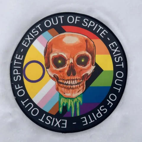 Octopuss Design Patch: Exist Out of Spite (Rainbow) cover image