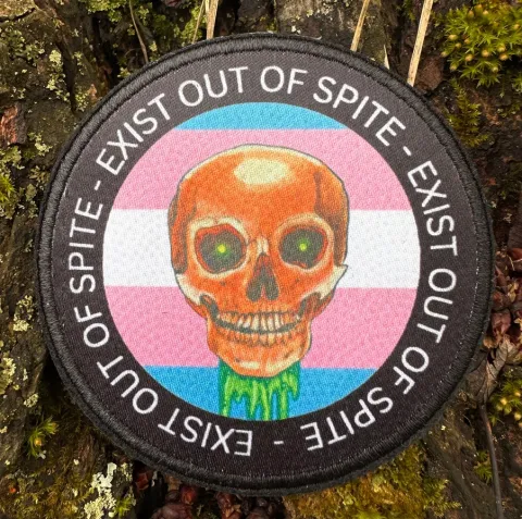 Octopuss Design Patch: Exist Out of Spite (Transgender) cover image