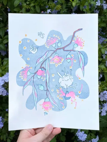 coralroot Risograph 8.5x11: Eucalyptus Fairy cover image