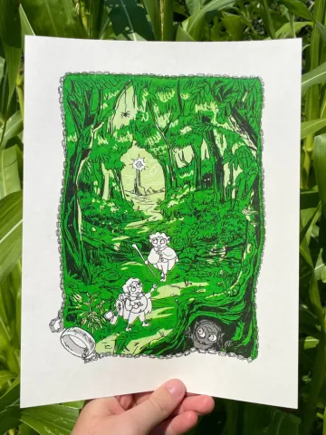 coralroot Risograph 8.5x11: Lord of the Rings cover image