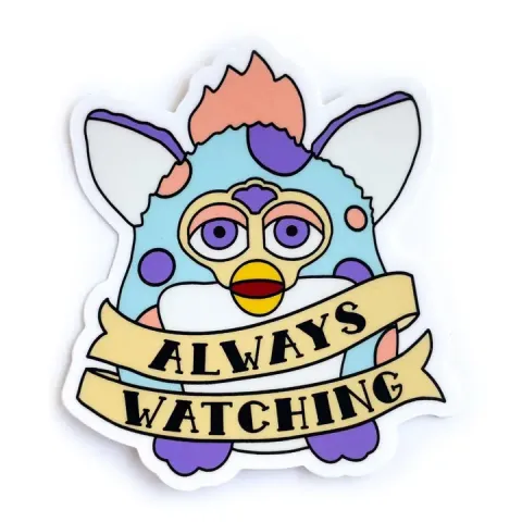 Kitty with a Cupcake Sticker: Always Watching cover image